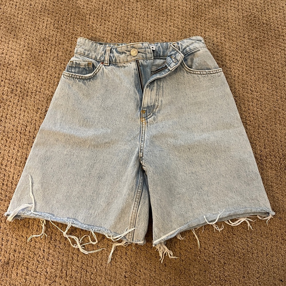 High Waisted Custom Jean Shorts